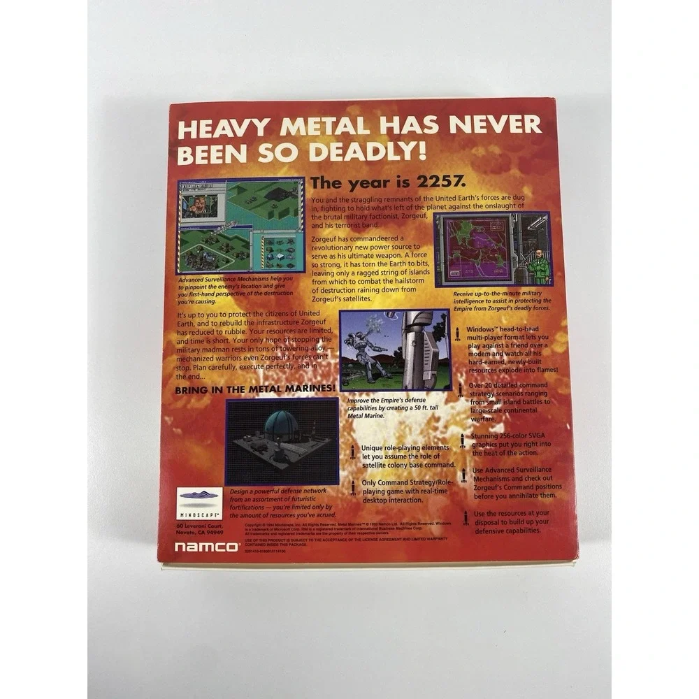 Metal Marines - BIG BOX - (PC, 1993)